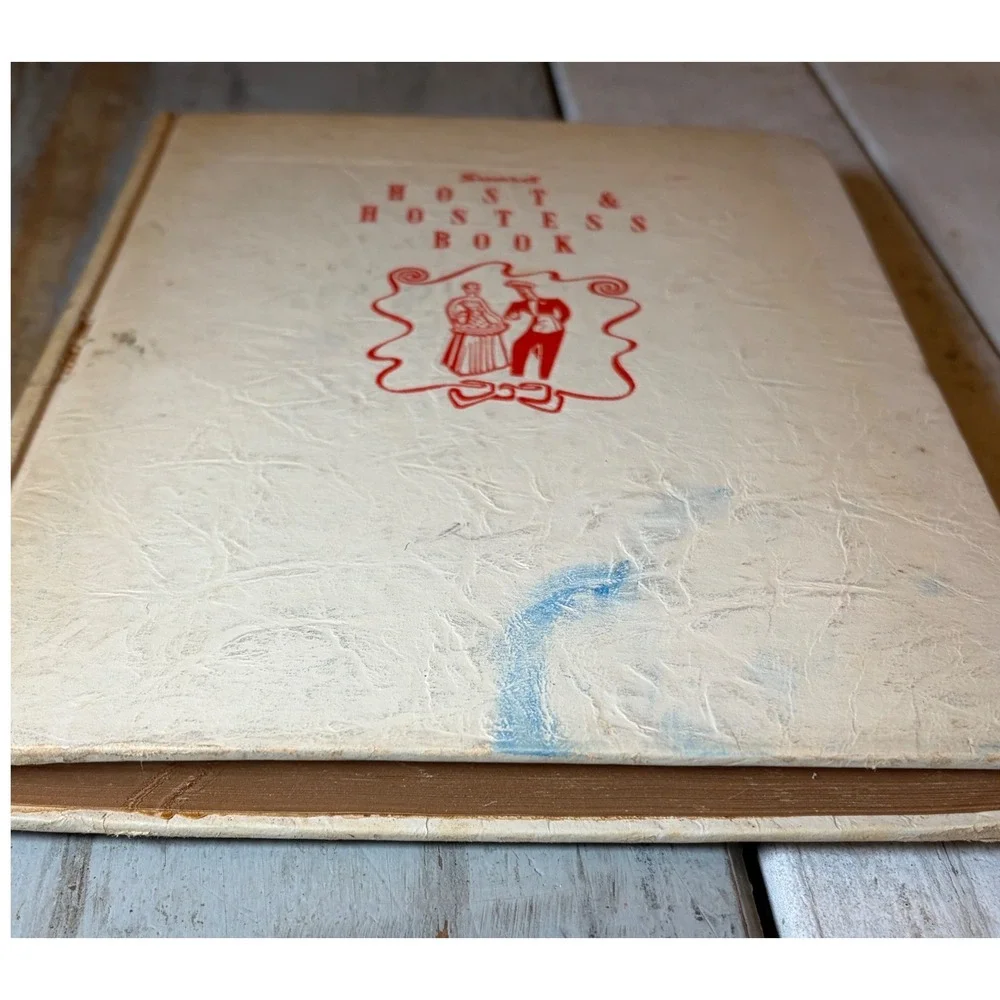 1948 Sunset Host & Hostess Book 5th Printing Vintage Mid Century Cookbook HC